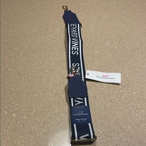 Vineyard Vines Blue and White Bag Strap
